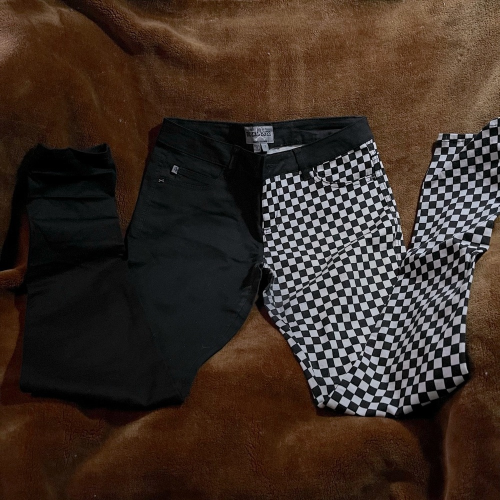 COPY - Royal Bones Solid/Checkered SZ 7 pants
